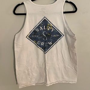 Salty Crew Men’s Tank Top - M (White)